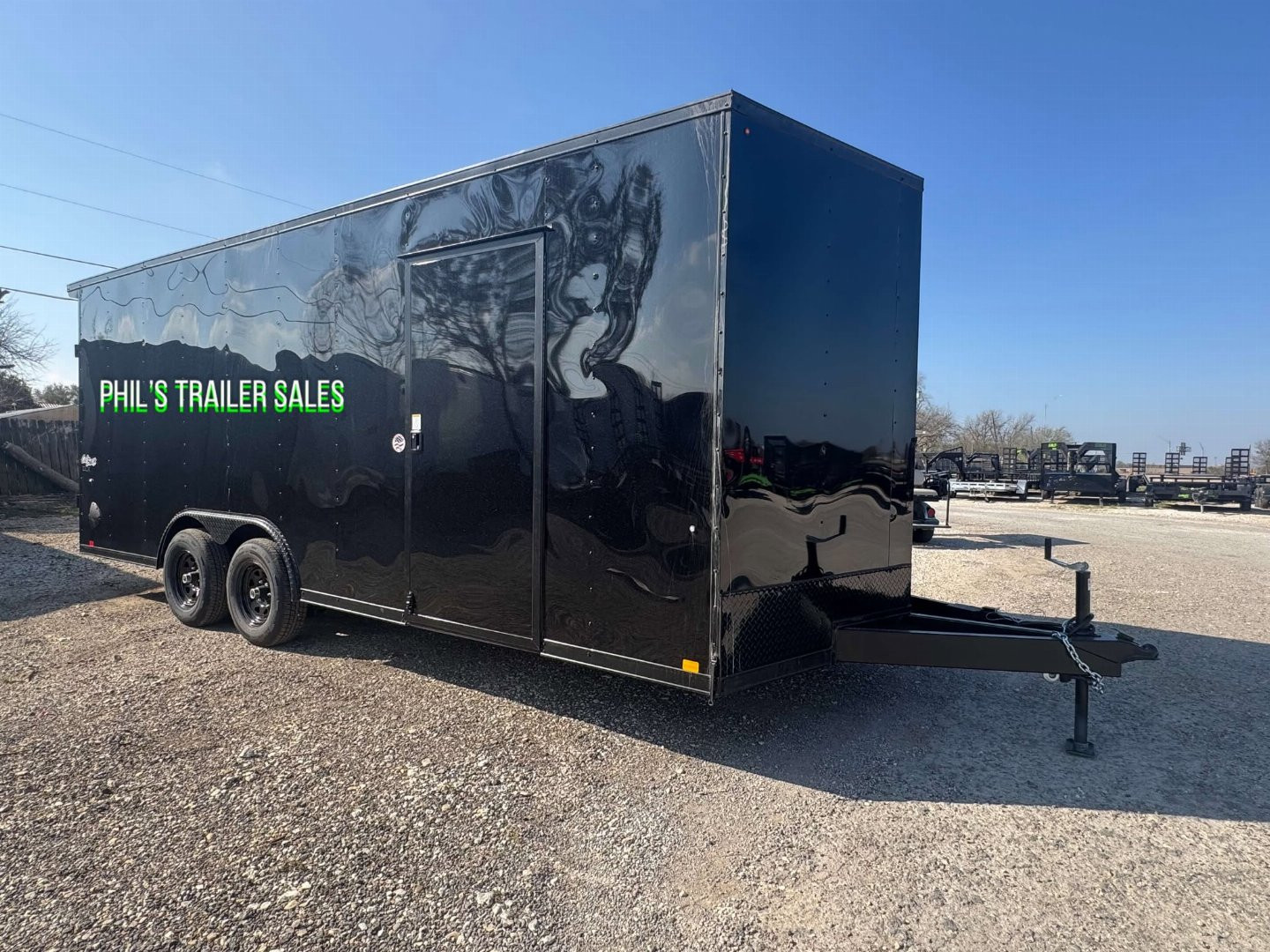 New Pace American 8.5X20 Cargo / Enclosed Trailer REAR WING BLACKOUT PACKAGE LIMITED TIME SPECIAL ONLY 1 AVAILABLE AT THIS PRICE!