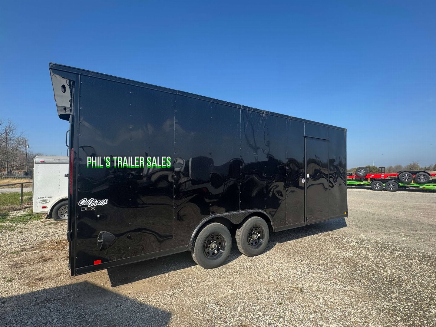 New Pace American 8.5X20 Cargo / Enclosed Trailer REAR WING BLACKOUT PACKAGE LIMITED TIME SPECIAL ONLY 1 AVAILABLE AT THIS PRICE!