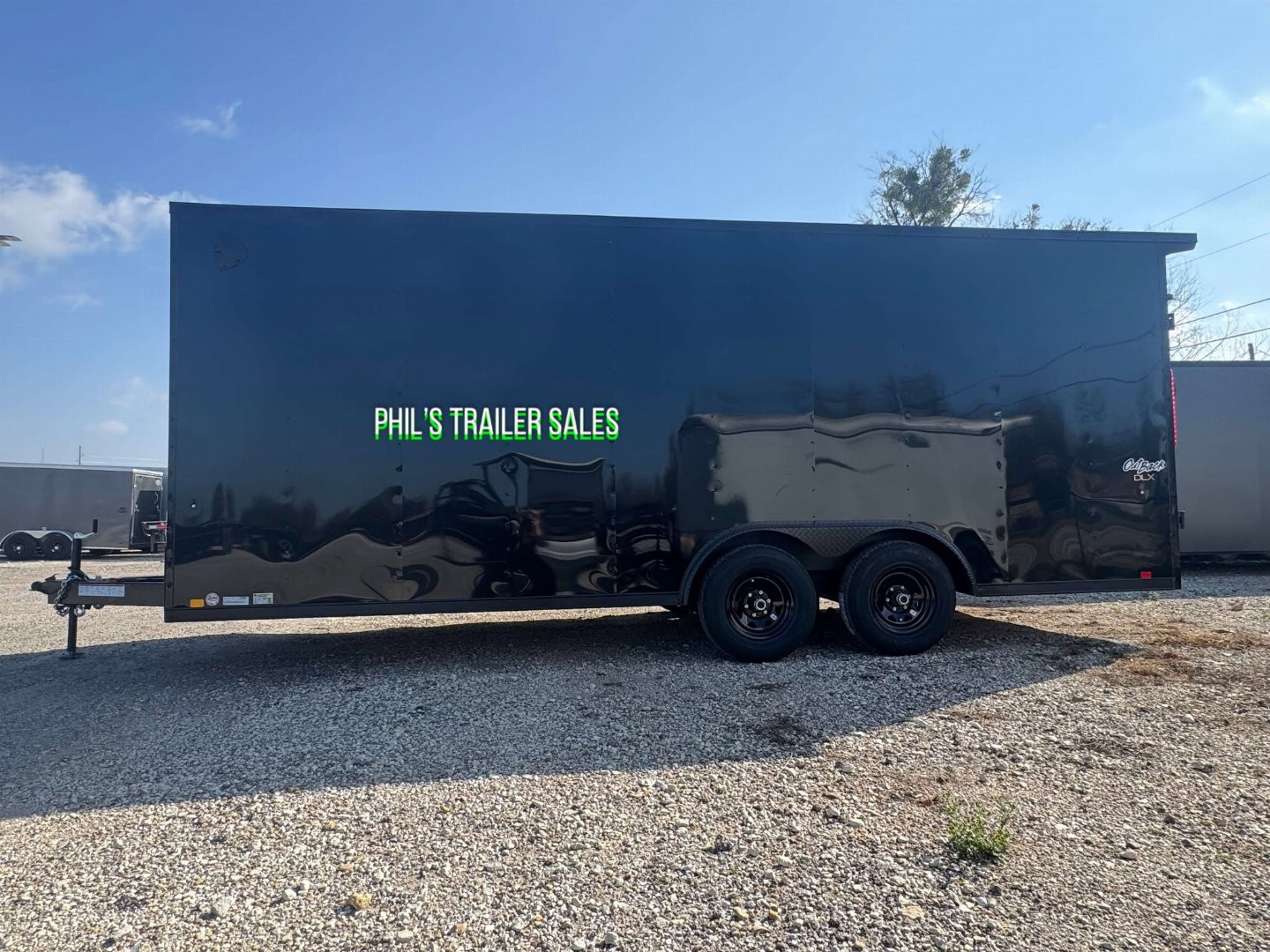 New Pace American 8.5X20 Cargo / Enclosed Trailer REAR WING BLACKOUT PACKAGE LIMITED TIME SPECIAL ONLY 1 AVAILABLE AT THIS PRICE!