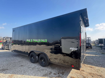 New Pace American 8.5X20 Cargo / Enclosed Trailer REAR WING BLACKOUT PACKAGE LIMITED TIME SPECIAL ONLY 1 AVAILABLE AT THIS PRICE!