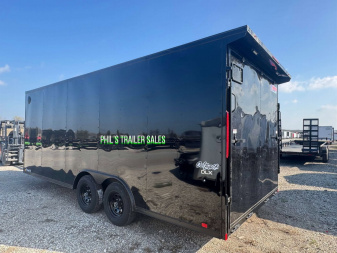 New Pace American 8.5X20 Cargo / Enclosed Trailer REAR WING BLACKOUT PACKAGE LIMITED TIME SPECIAL ONLY 1 AVAILABLE AT THIS PRICE!