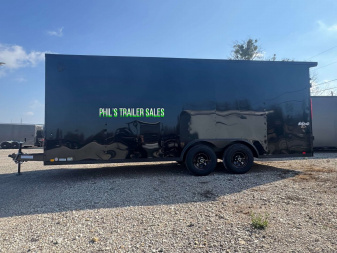 New Pace American 8.5X20 Cargo / Enclosed Trailer REAR WING BLACKOUT PACKAGE LIMITED TIME SPECIAL ONLY 1 AVAILABLE AT THIS PRICE!