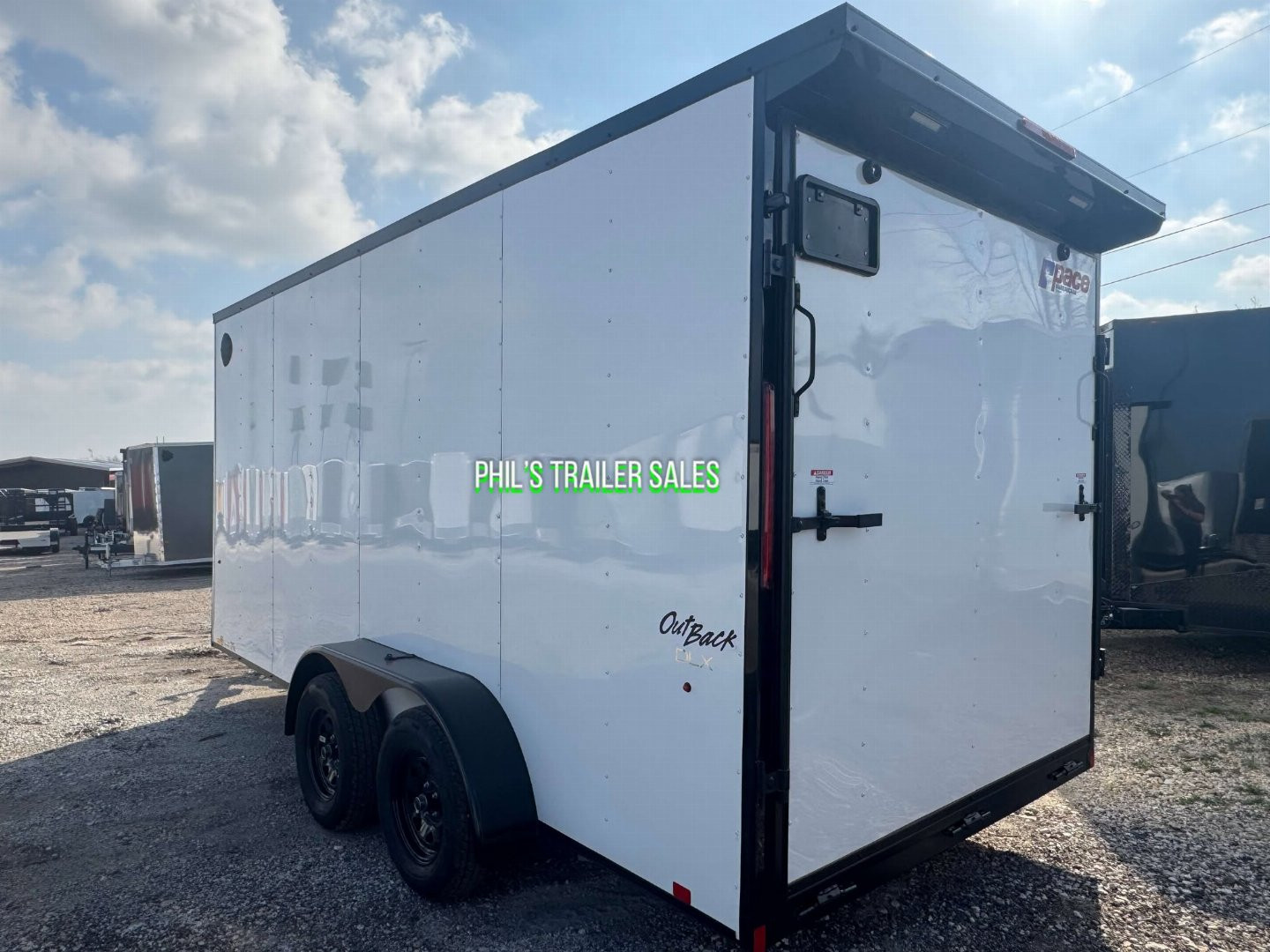 New 2025 Pace American 7X16 Cargo / Enclosed Trailer REAR WING!! LIMITED TIME SPECIAL!