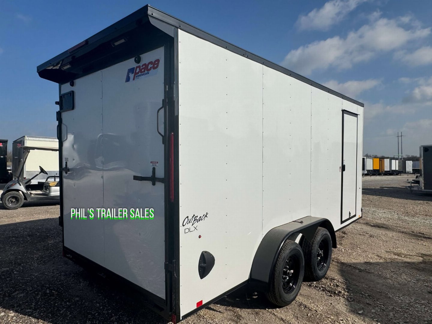 New 2025 Pace American 7X16 Cargo / Enclosed Trailer REAR WING!! LIMITED TIME SPECIAL!