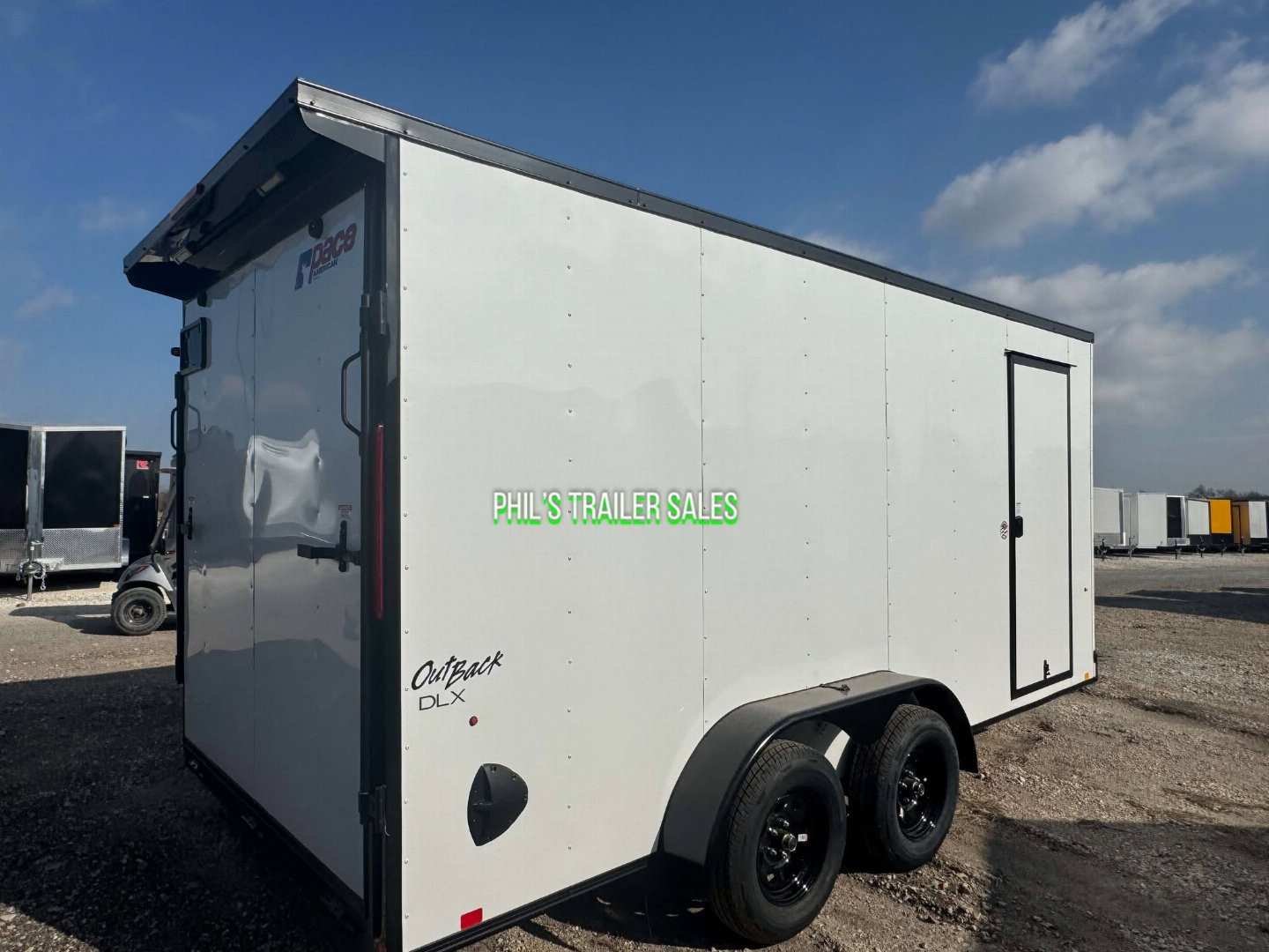 New 2025 Pace American 7X16 Cargo / Enclosed Trailer REAR WING!! LIMITED TIME SPECIAL!