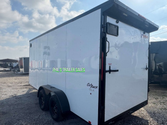 New 2025 Pace American 7X16 Cargo / Enclosed Trailer REAR WING!! LIMITED TIME SPECIAL!