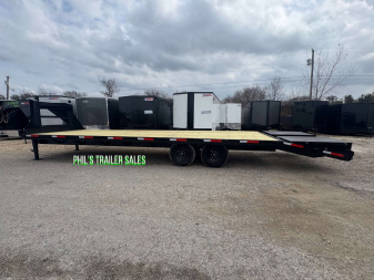 New 2025 Stanley Trailers 102 X 30 GOOSENECK DECK OVER Equipment Trailer 5' MEGA RAMPS