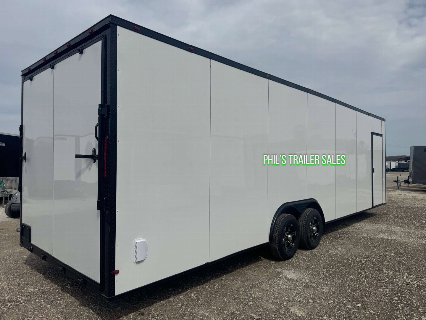 New 2025 8.5X28 CAR HAULER WITH ESCAPE DOOR Cargo / Enclosed Trailer