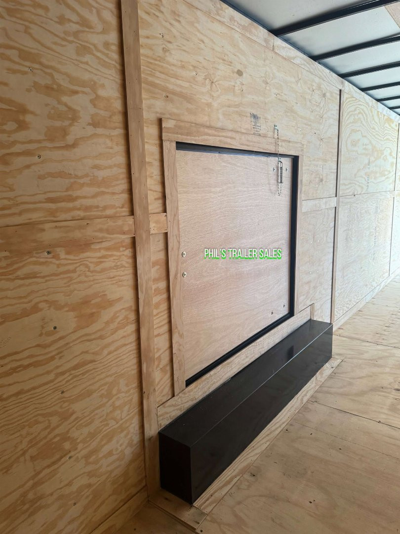 New 2025 8.5X28 CAR HAULER WITH ESCAPE DOOR Cargo / Enclosed Trailer