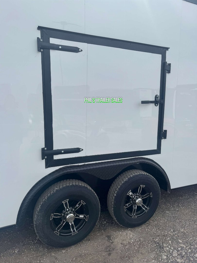 New 2025 8.5X28 CAR HAULER WITH ESCAPE DOOR Cargo / Enclosed Trailer