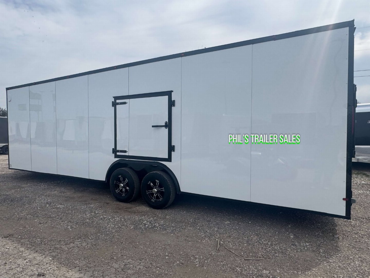 New 2025 8.5X28 CAR HAULER WITH ESCAPE DOOR Cargo / Enclosed Trailer