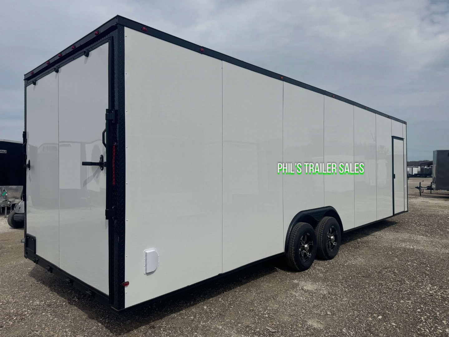 New 2025 8.5X28 CAR HAULER WITH ESCAPE DOOR Cargo / Enclosed Trailer
