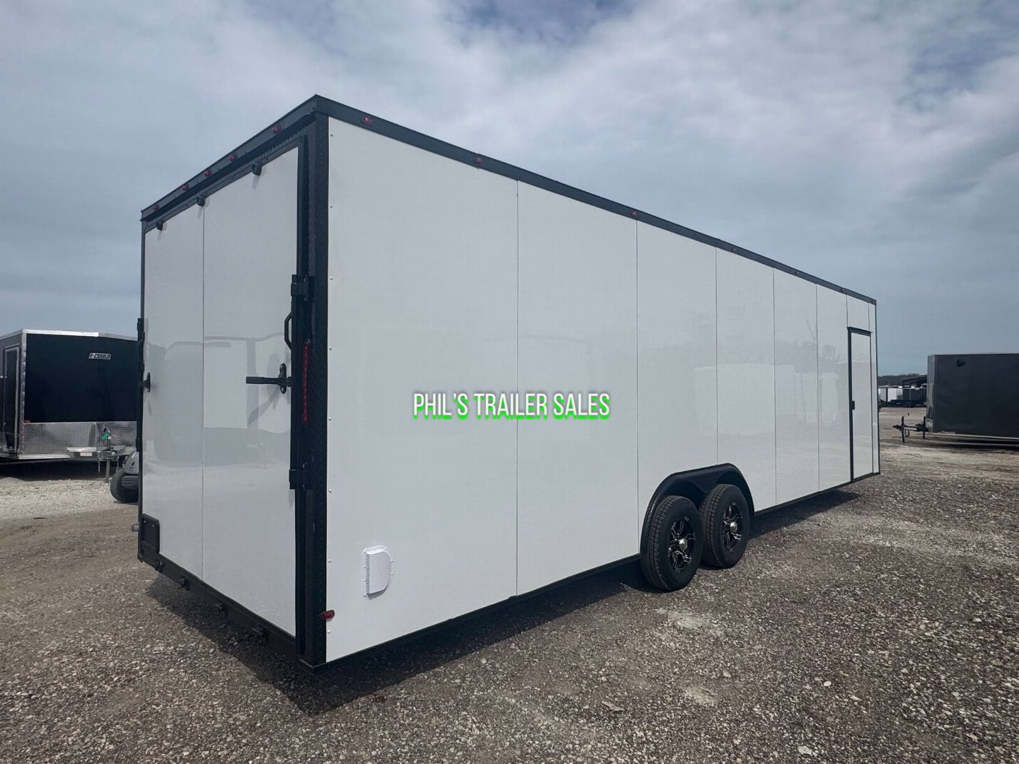 New 2025 8.5X28 CAR HAULER WITH ESCAPE DOOR Cargo / Enclosed Trailer