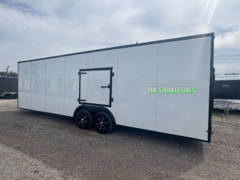 New 2025 8.5X28 CAR HAULER WITH ESCAPE DOOR Cargo / Enclosed Trailer