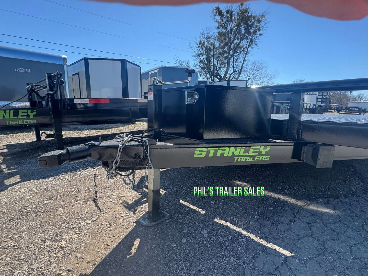 New 2025 STANLEY TRAILERS 83X20 STEEL DECK OPEN CAR HAULER 83X20 Car Hauler SPLIT TAIL / TONGUE BOX / DEXTER AXLES