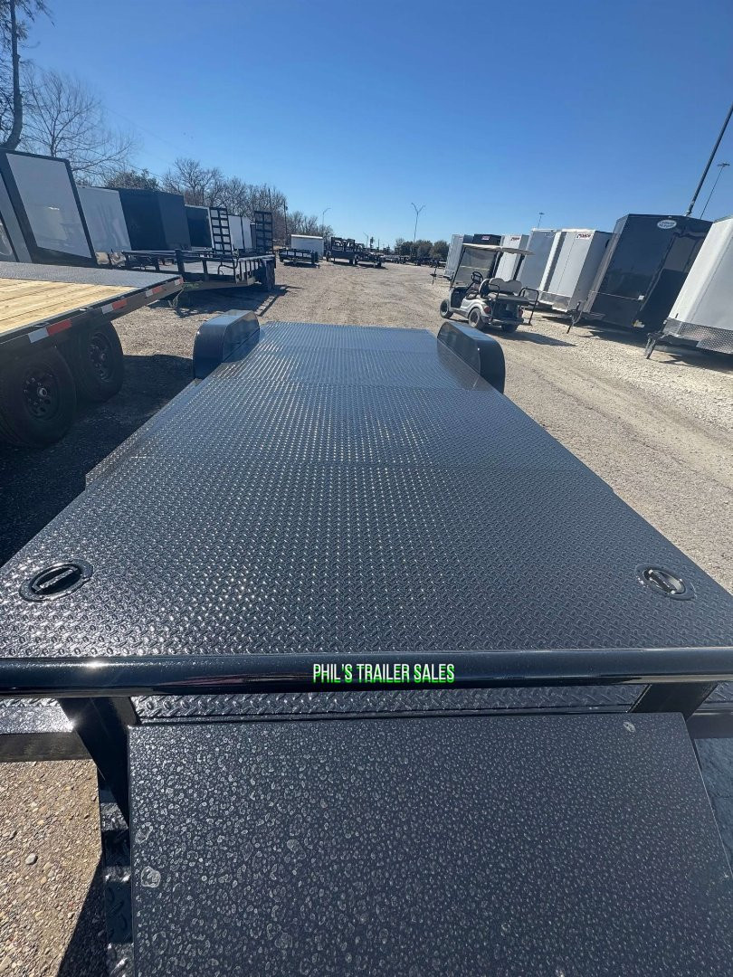 New 2025 STANLEY TRAILERS 83X20 STEEL DECK OPEN CAR HAULER 83X20 Car Hauler SPLIT TAIL / TONGUE BOX / DEXTER AXLES