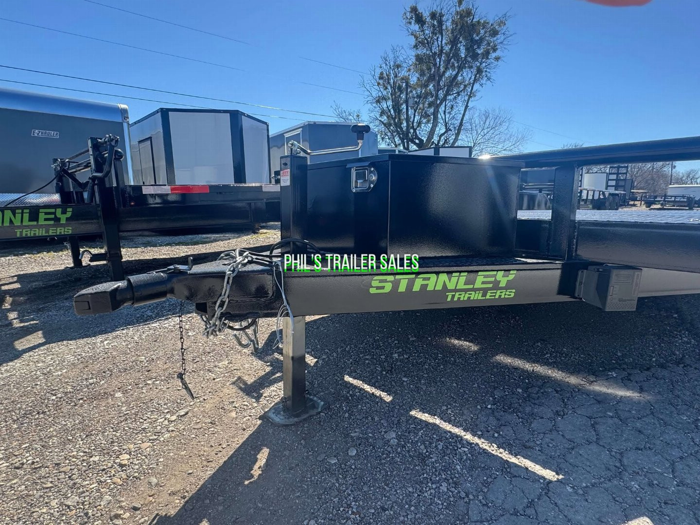 New 2025 STANLEY TRAILERS 83X20 STEEL DECK OPEN CAR HAULER 83X20 Car Hauler SPLIT TAIL / TONGUE BOX / DEXTER AXLES