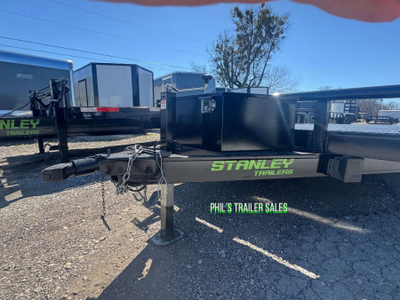 New 2025 STANLEY TRAILERS 83X20 STEEL DECK OPEN CAR HAULER 83X20 Car Hauler SPLIT TAIL / TONGUE BOX / DEXTER AXLES