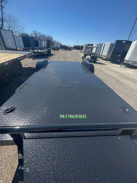 New 2025 STANLEY TRAILERS 83X20 STEEL DECK OPEN CAR HAULER 83X20 Car Hauler SPLIT TAIL / TONGUE BOX / DEXTER AXLES