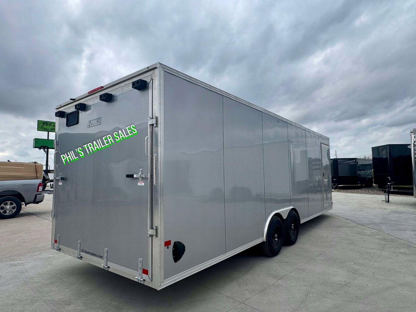 New 2025 E-Z Hauler 24' ALL ALUMINUM Cargo / Enclosed Trailer CAR HAULER