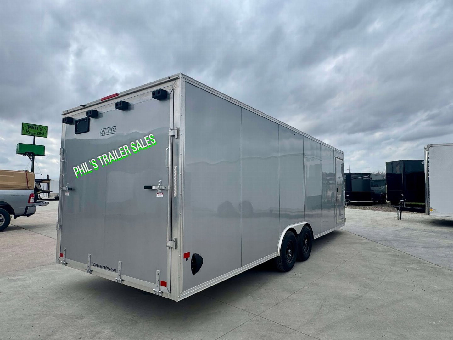 New 2025 E-Z Hauler 24' ALL ALUMINUM Cargo / Enclosed Trailer CAR HAULER