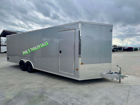 New 2025 E-Z Hauler 24' ALL ALUMINUM Cargo / Enclosed Trailer CAR HAULER
