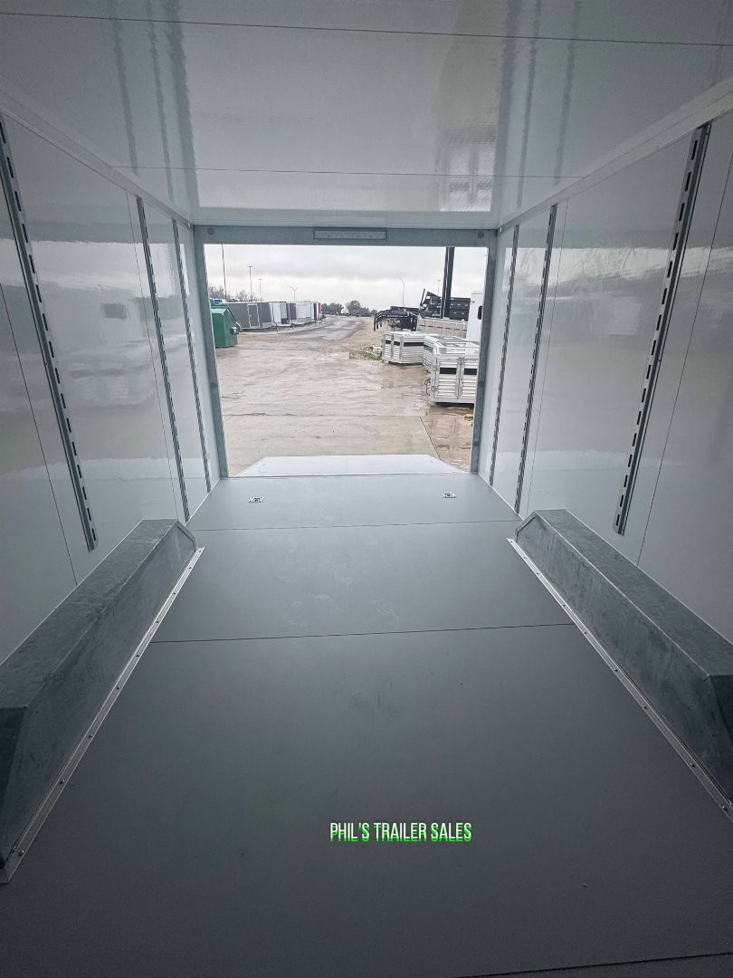New Cell-Tech Trailers **CABLELESS RAMP 85X20 HEAVY DUTY ENCLOSED TRAILER CAR HAULER CARGO TRAILER 7000 LB AXLES Cargo / Enclosed Trailer