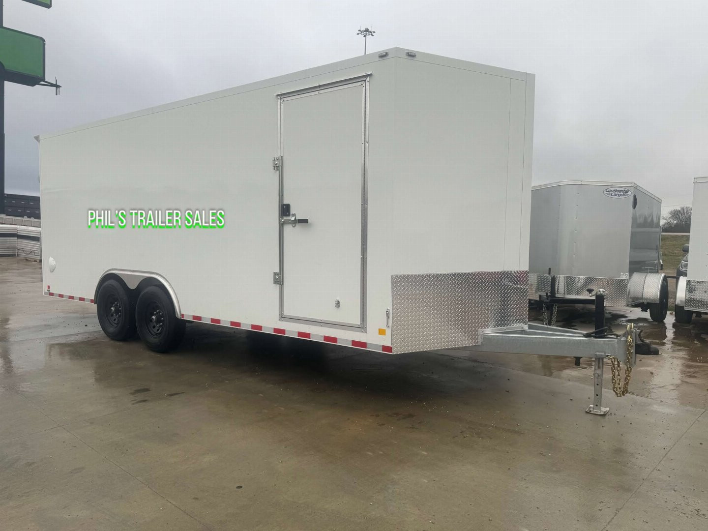 New Cell-Tech Trailers **CABLELESS RAMP 85X20 HEAVY DUTY ENCLOSED TRAILER CAR HAULER CARGO TRAILER 7000 LB AXLES Cargo / Enclosed Trailer