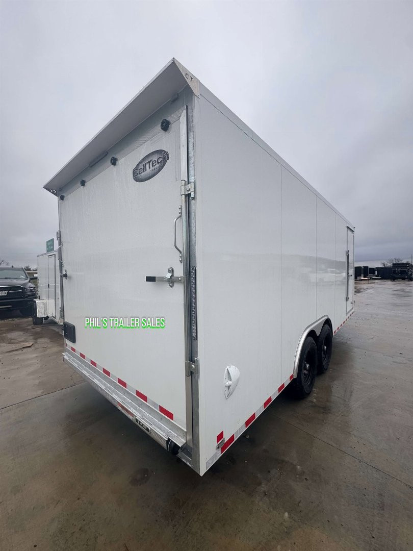 New Cell-Tech Trailers **CABLELESS RAMP 85X20 HEAVY DUTY ENCLOSED TRAILER CAR HAULER CARGO TRAILER 7000 LB AXLES Cargo / Enclosed Trailer
