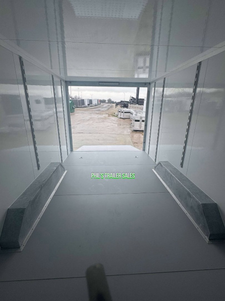 New Cell-Tech Trailers **CABLELESS RAMP 85X20 HEAVY DUTY ENCLOSED TRAILER CAR HAULER CARGO TRAILER 7000 LB AXLES Cargo / Enclosed Trailer