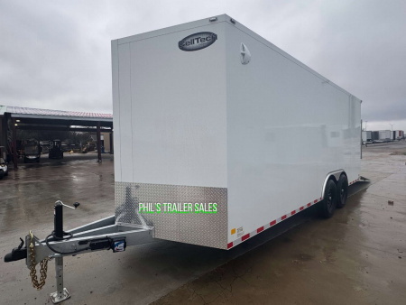 New Cell-Tech Trailers **CABLELESS RAMP 85X20 HEAVY DUTY ENCLOSED TRAILER CAR HAULER CARGO TRAILER 7000 LB AXLES Cargo / Enclosed Trailer