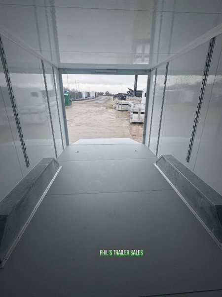 New Cell-Tech Trailers **CABLELESS RAMP 85X20 HEAVY DUTY ENCLOSED TRAILER CAR HAULER CARGO TRAILER 7000 LB AXLES Cargo / Enclosed Trailer