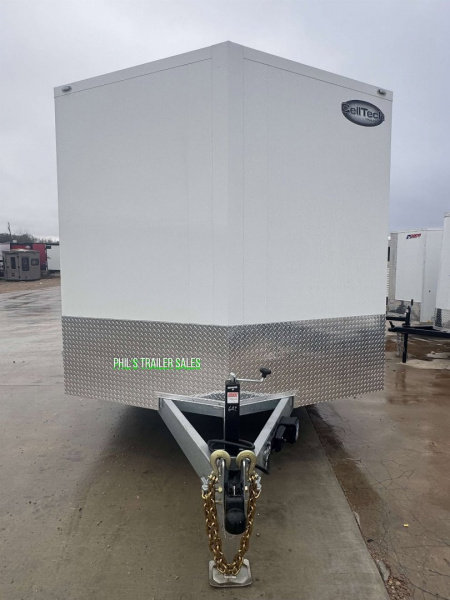 New Cell-Tech Trailers **CABLELESS RAMP 85X20 HEAVY DUTY ENCLOSED TRAILER CAR HAULER CARGO TRAILER 7000 LB AXLES Cargo / Enclosed Trailer