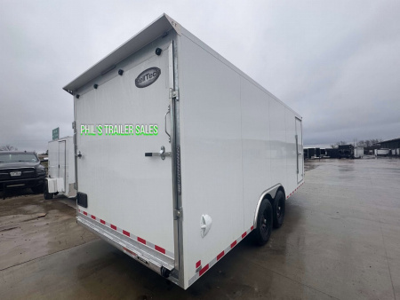 New Cell-Tech Trailers **CABLELESS RAMP 85X20 HEAVY DUTY ENCLOSED TRAILER CAR HAULER CARGO TRAILER 7000 LB AXLES Cargo / Enclosed Trailer