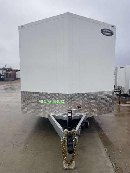 New Cell-Tech Trailers **CABLELESS RAMP 85X20 HEAVY DUTY ENCLOSED TRAILER CAR HAULER CARGO TRAILER 7000 LB AXLES Cargo / Enclosed Trailer