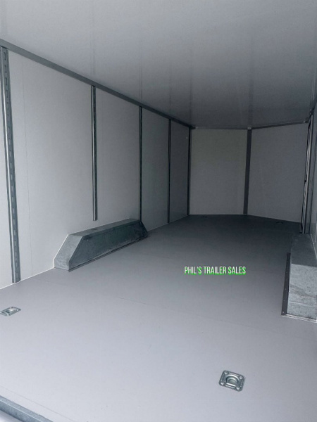 New Cell-Tech Trailers **CABLELESS RAMP 85X20 HEAVY DUTY ENCLOSED TRAILER CAR HAULER CARGO TRAILER 7000 LB AXLES Cargo / Enclosed Trailer