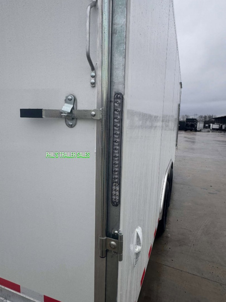 New Cell-Tech Trailers **CABLELESS RAMP 85X20 HEAVY DUTY ENCLOSED TRAILER CAR HAULER CARGO TRAILER 7000 LB AXLES Cargo / Enclosed Trailer