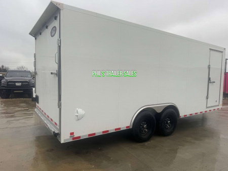 New Cell-Tech Trailers **CABLELESS RAMP 85X20 HEAVY DUTY ENCLOSED TRAILER CAR HAULER CARGO TRAILER 7000 LB AXLES Cargo / Enclosed Trailer