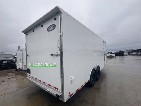 New Cell-Tech Trailers **CABLELESS RAMP 85X20 HEAVY DUTY ENCLOSED TRAILER CAR HAULER CARGO TRAILER 7000 LB AXLES Cargo / Enclosed Trailer
