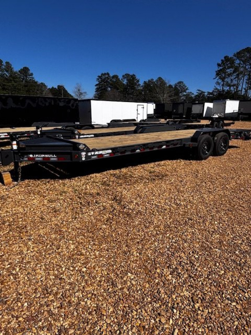 New 2025 Iron Bull 83"X24' 14K EQUIPMENT HAULER- TOOL BOX- RAMPAGE RAMPS- 8" I BEAM FRAME