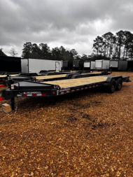New 2025 Iron Bull 83"X24' 14K EQUIPMENT HAULER- TOOL BOX- RAMPAGE RAMPS- 8" I BEAM FRAME