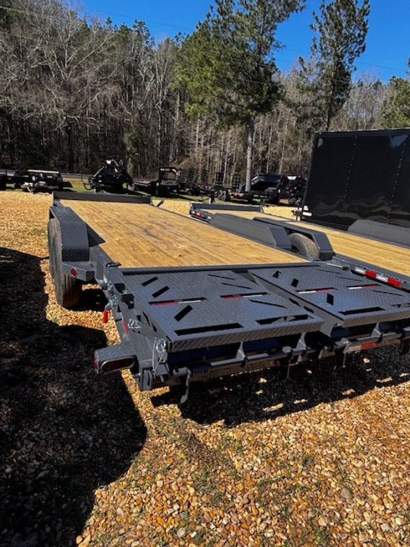 New 2025 Iron Bull 83"X22" 14K EQUIPMENT HAULER- RAMPAGE RAMPS- TOOL BOX- 8" I BEAM FRAME