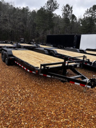 New 2025 Iron Bull 83"X22' EQUIPMENT HAULER-14K-RAMPAGE RAMPS-3' DOVE-16" CROSSMEMBERS-BUMPER PULL