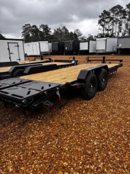 New 2025 Iron Bull 83"X22' EQUIPMENT HAULER-14K-RAMPAGE RAMPS-3' DOVE-16" CROSSMEMBERS-BUMPER PULL