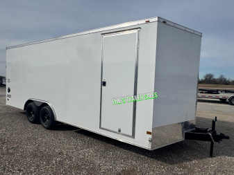 New 2025 WELLS CARGO 8.5 X 20 Cargo / Enclosed Trailer FAST TRACK D SERIES UPGRADED 5200LB DEXTER AXLES UPGRADED 7' INTERIOR