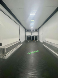 New 2025 RC Trailers 8.5X24 Car / Racing Trailer FULL ESCAPE DOOR WITH REMOVABLE FENDER TORSION AXLES