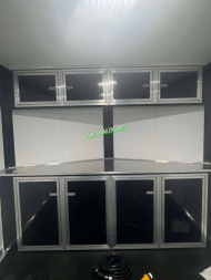 New 2025 RC Trailers 8.5X24 Car / Racing Trailer FULL ESCAPE DOOR WITH REMOVABLE FENDER TORSION AXLES