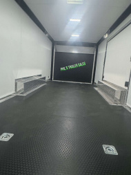 New 2025 RC Trailers 8.5X24 Car / Racing Trailer FULL ESCAPE DOOR WITH REMOVABLE FENDER TORSION AXLES