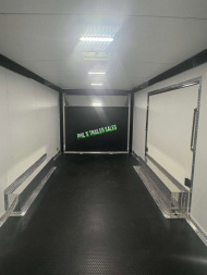 New 2025 RC Trailers 8.5X24 Car / Racing Trailer FULL ESCAPE DOOR WITH REMOVABLE FENDER TORSION AXLES