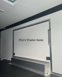 New 2025 RC Trailers 8.5X24 Car / Racing Trailer FULL ESCAPE DOOR WITH REMOVABLE FENDER TORSION AXLES